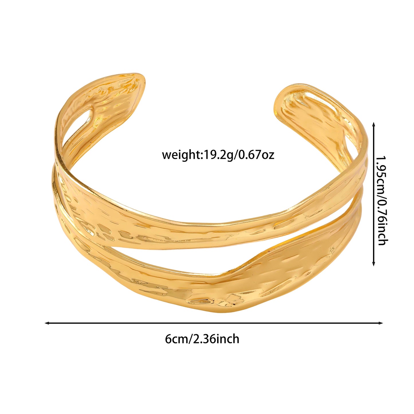 Women's Stainless Steel Open Adjustable Affordable Luxury Fashion Bracelets