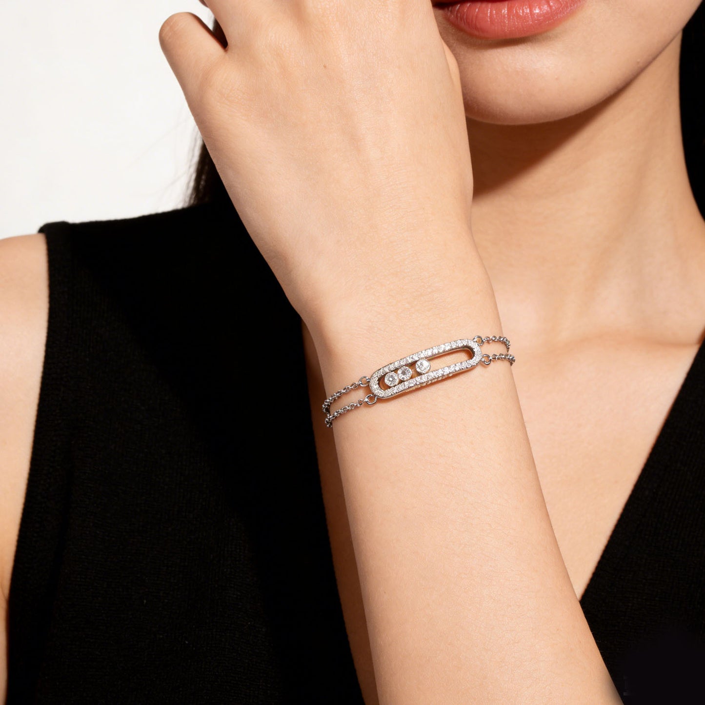 Full Diamond Classic Light Luxury High-grade Exquisite Gift Bracelets