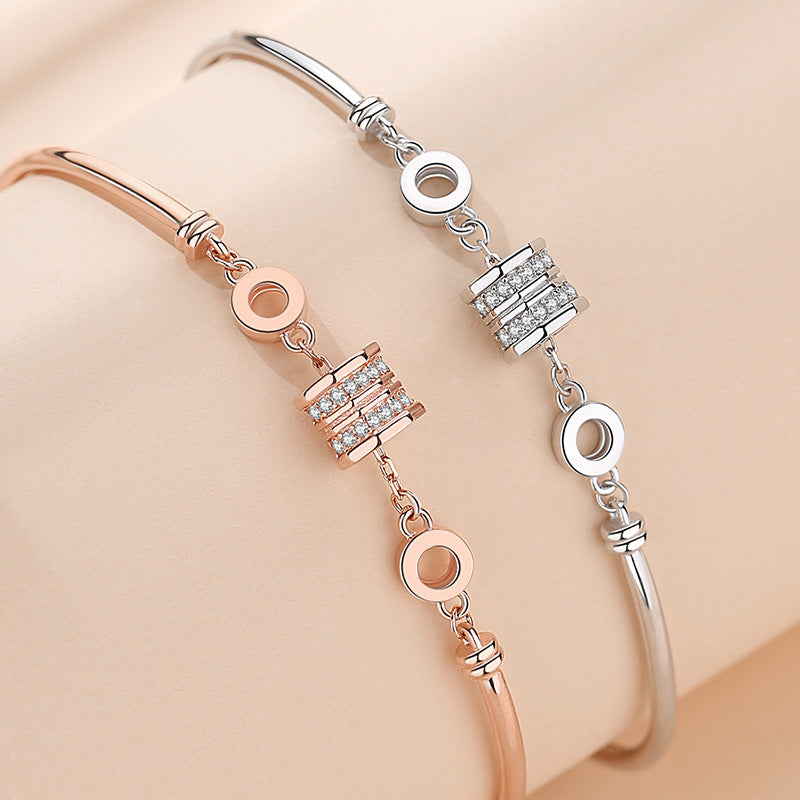 Sterling Sier Female Couple Design High-grade Bracelets