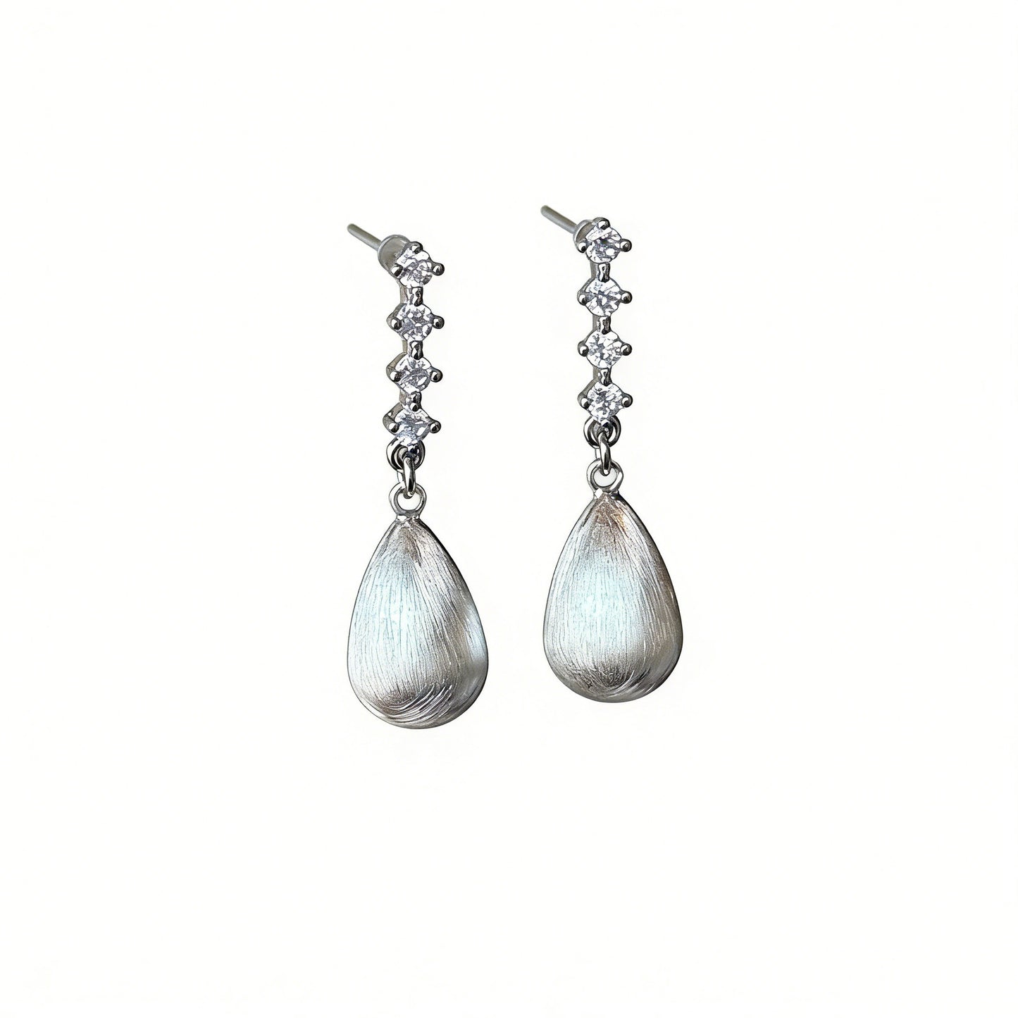 Gold Feeling Water Drop Mosquito Coil Ear Clip