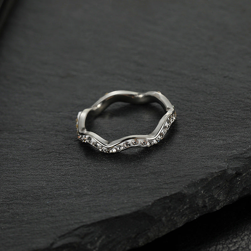 Titanium Steel Female Niche Advanced Clay Rings