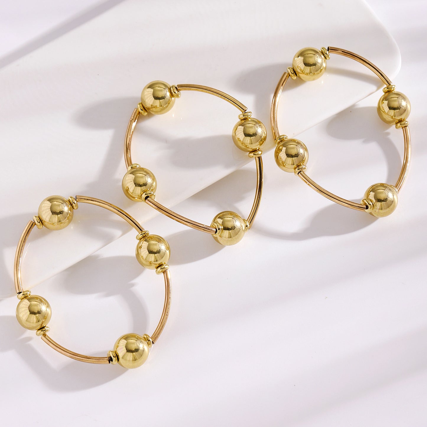 Women's Design Simple Light Luxury Twin Elastic Bracelet