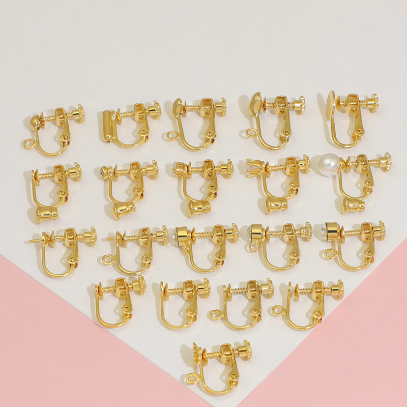 Real Gold No Piercing French Converter Adjustable Rings