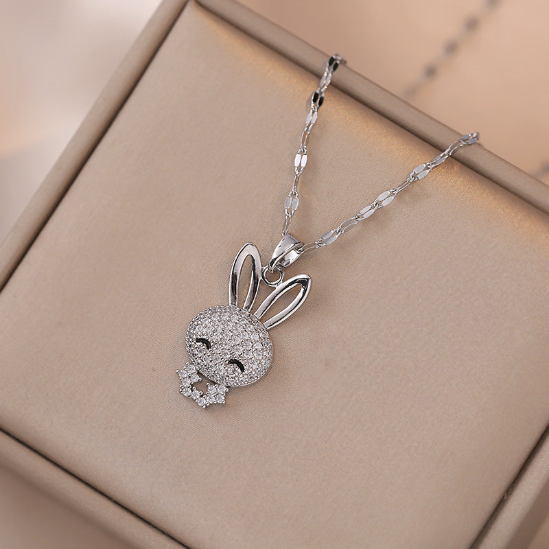 Rabbit Live Broadcast Design Light Luxury Necklaces