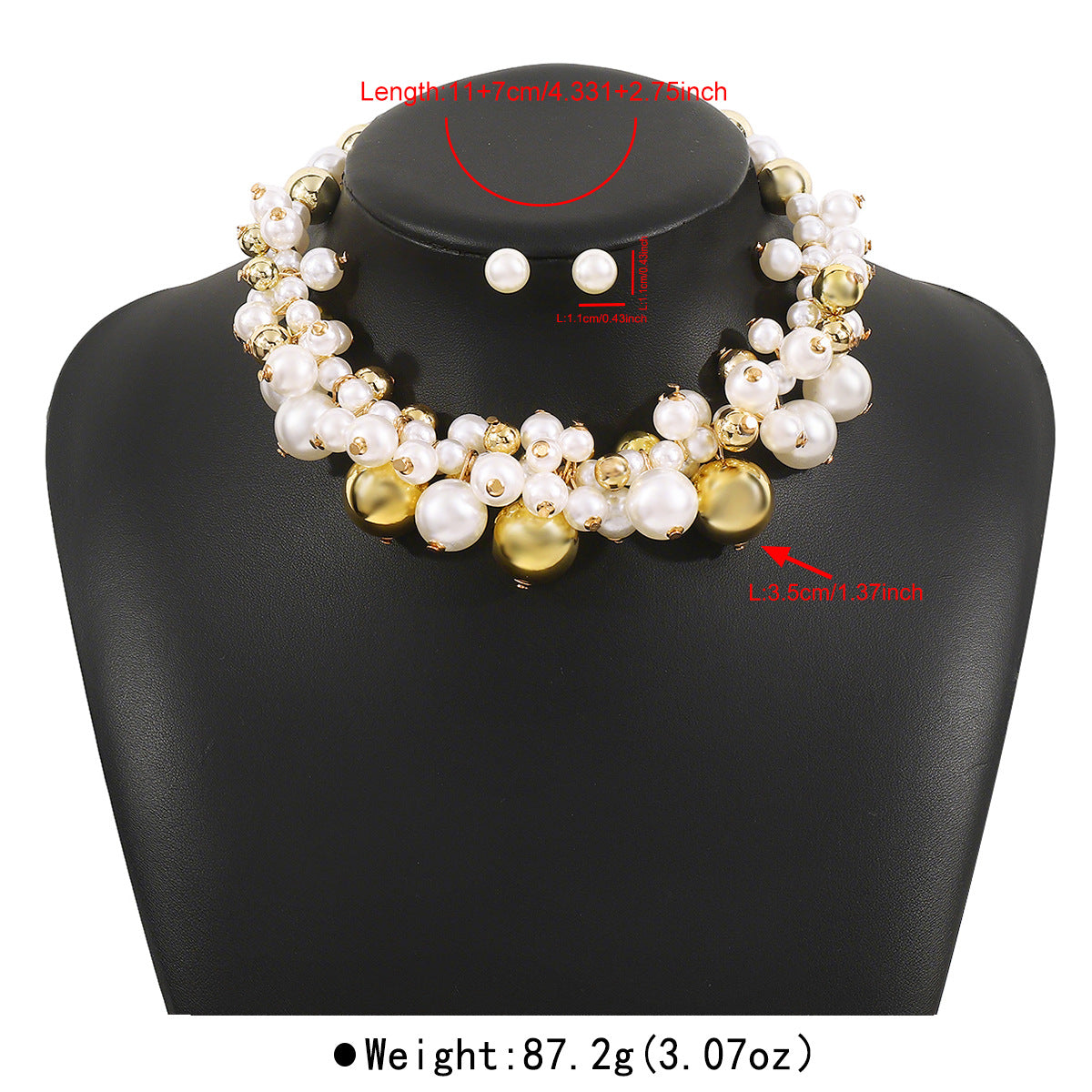 Wedding Versatile Imitation Pearl Short High-key Dignified Exquisite Necklaces