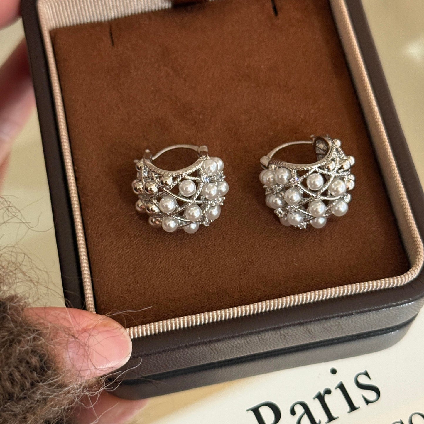 Basket French Entry Lux Dignified Sense Of Design Ear Clip Earrings
