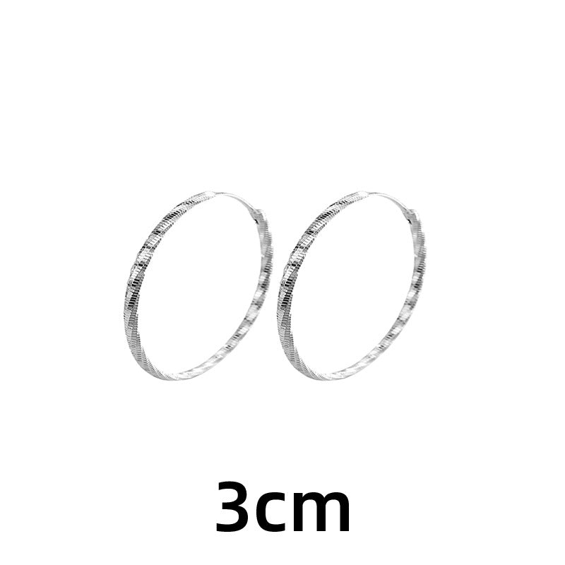 Flash Starry Sky Clip Style Classy Face Ear Buckle