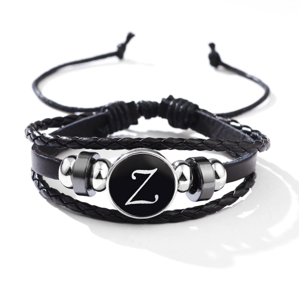 Classic Simple English Letter Personality Fashion Bracelets