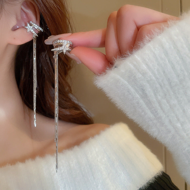 Round Bone Retro Unique Design Dignified Clips Light Luxury Ear Clip