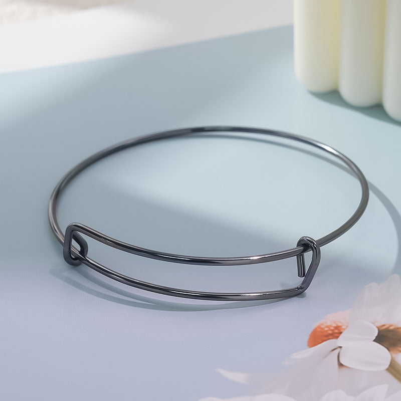Push Pull Movable Adjustable Female Steel Bracelets