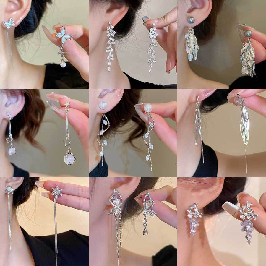 Luxury Long Fringe Simple Graceful Female Ear Clip