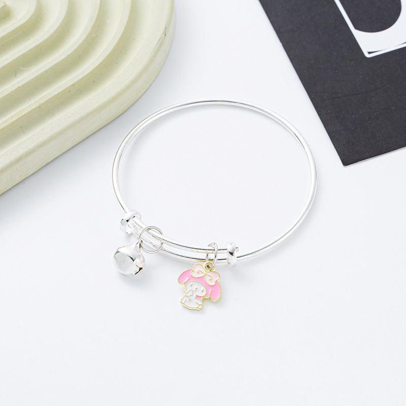 Cute Cartoon Jade Big Dog Melody Clow Hello Kitty Bracelet