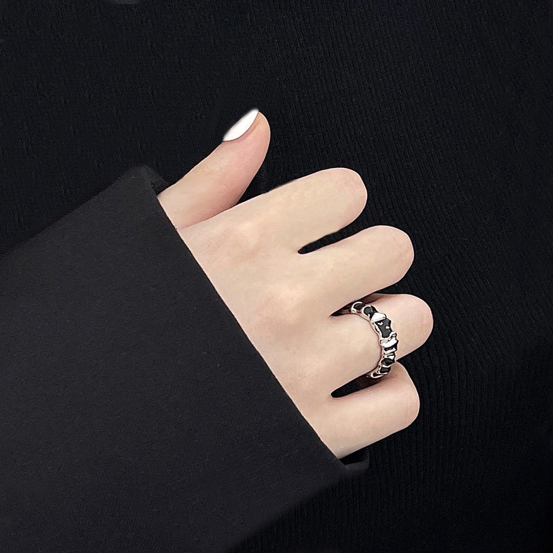 Convex Female Design Temperament Personalized Cold Style Rings