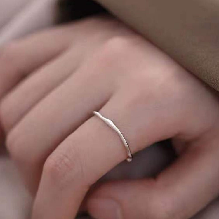 Style Design Gold-plated Female Thin Small Knuckle Rings