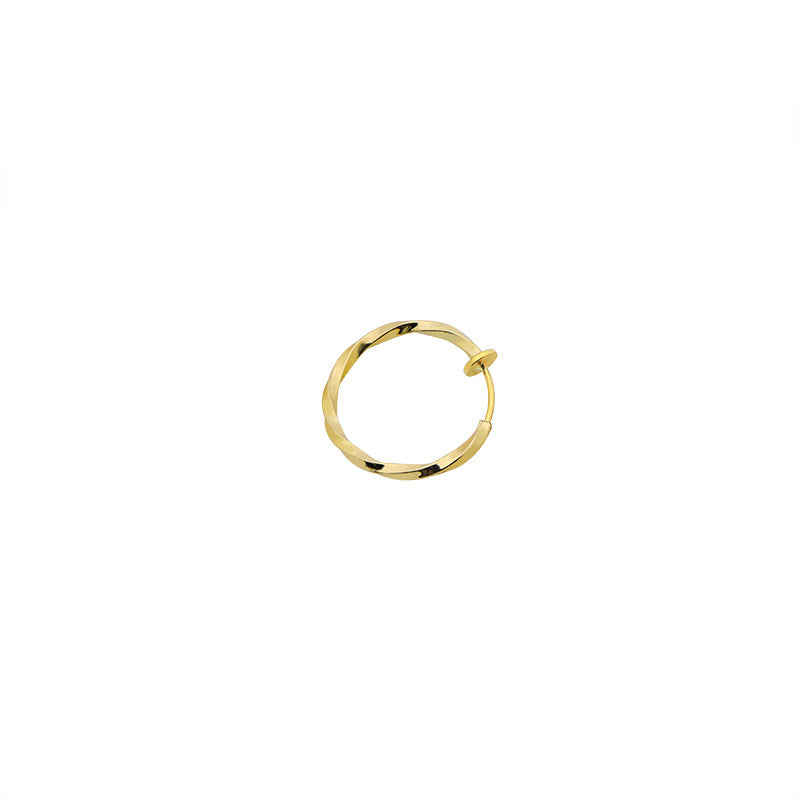 Versatile Glamorous Exaggerated Spring Twisted Big Ear Clip