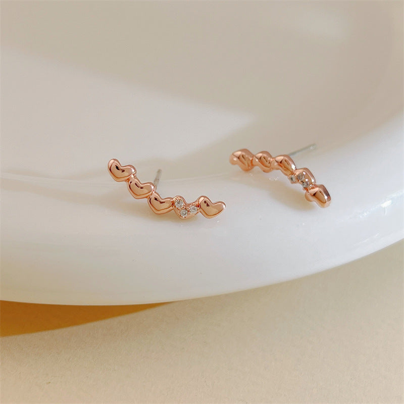 Trendy Niche Design Simple Cold Style High-grade Earrings