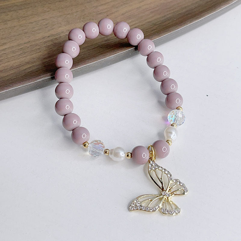 Bracelets arbre de vie simples à la mode papillon pour femmes