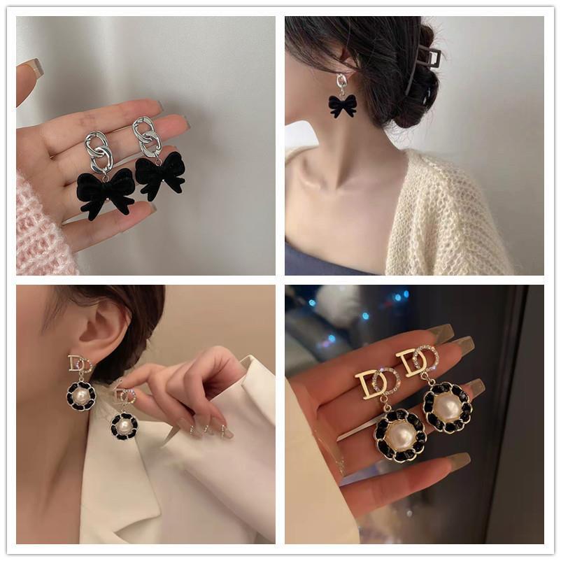 Women's Light Luxury Elegant Elegance Retro Bow Earrings