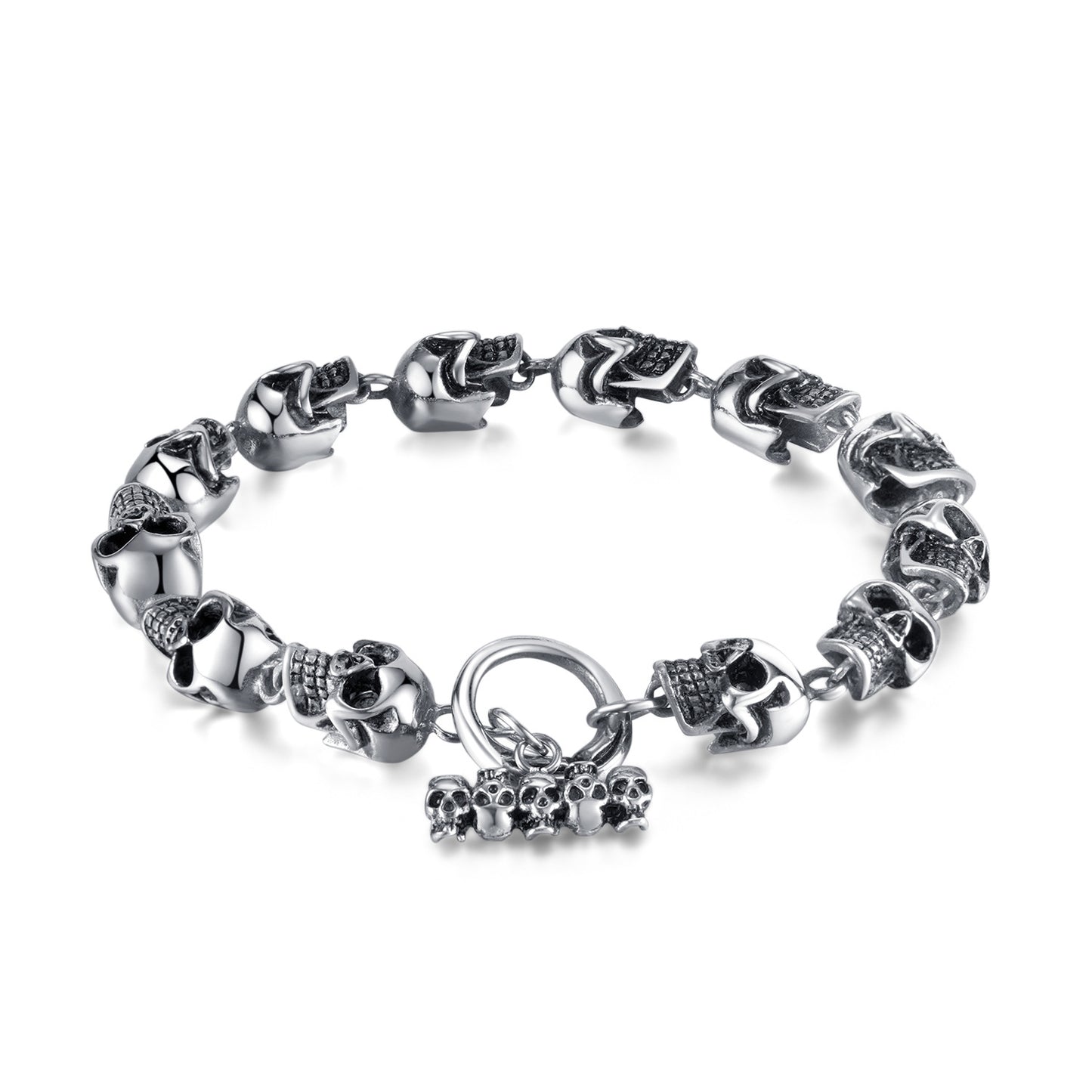 Men's Steel Vintage Personality Stainless Creative Domineering Bracelets