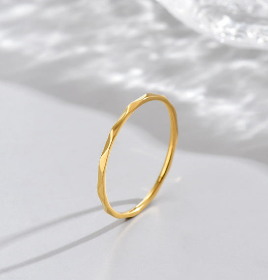 Women's Trendy Titanium Steel Korean Rose Gold Simple Little Bracelets