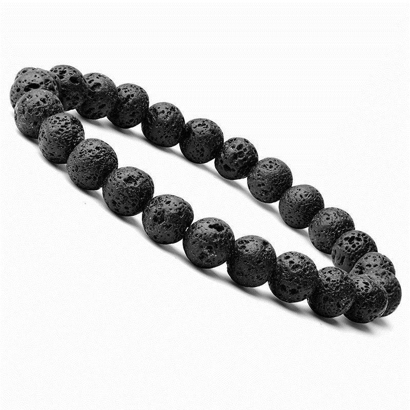 Schwarze Trend-Persönlichkeits-Rock-einfache Vintage-Armbänder