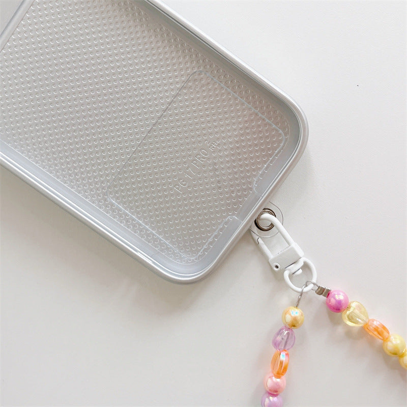 Women's Butterfly Solid Color Colorful Beads Mobile Bracelet