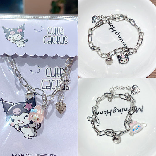 Cartoon Girlfriends Night Market Stall Stationery Bracelets