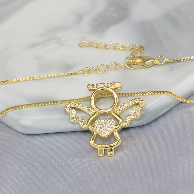 Fashion Love Angel Wind Little Trend Necklace