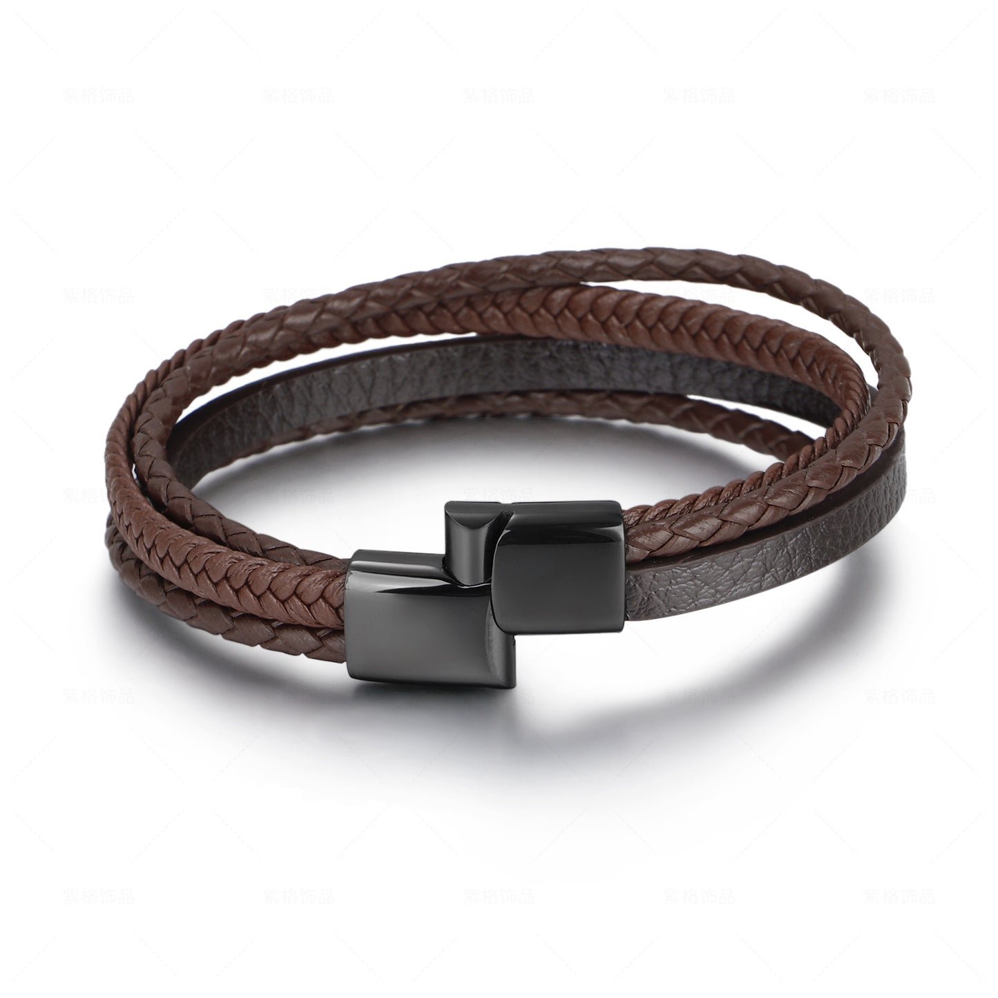 Men's Woven Vintage Leather Simplicity Hand Bracelets