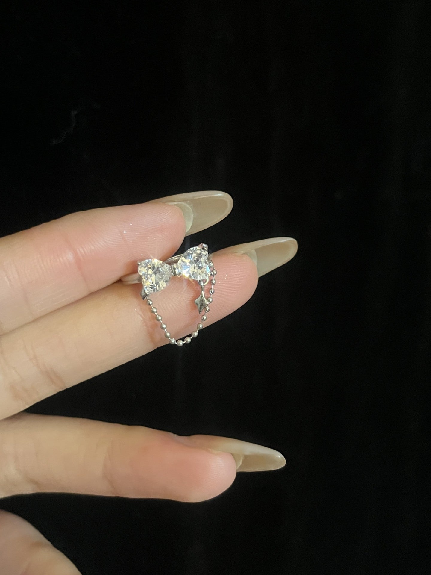 Bowknot Female No Pierced Sweet Cool Ear Clip