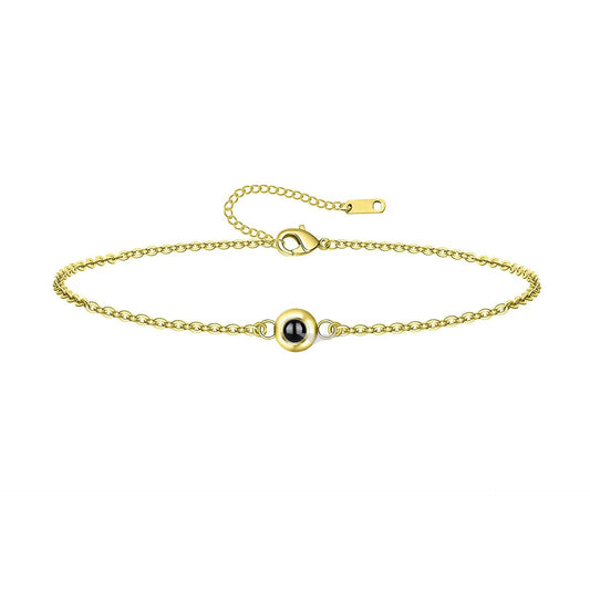 Projection Stone Languages Love You Engraving Bracelet