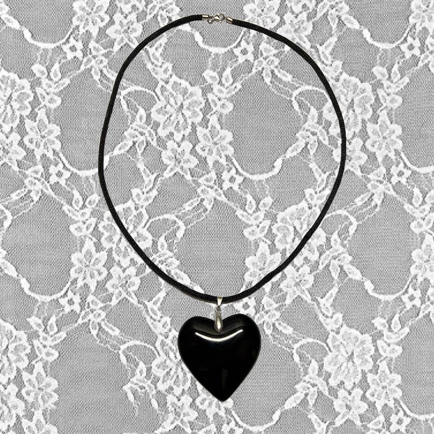 Women's Beautiful Love Fashion Heart Pendant Straight Necklaces