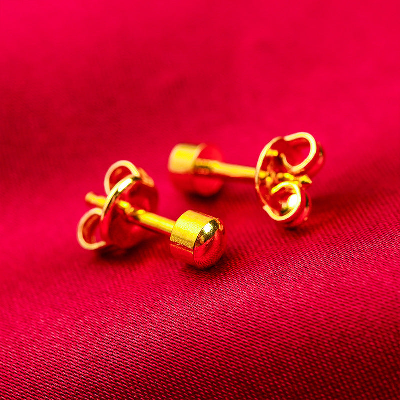 Type Ball Glazed Surface Ear Vietnam Earrings