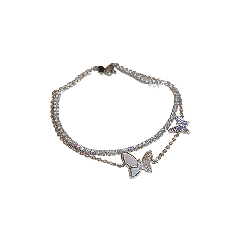 Bracelets papillon en Zircon pour femmes, bijoux de luxe abordables, simples et à la mode