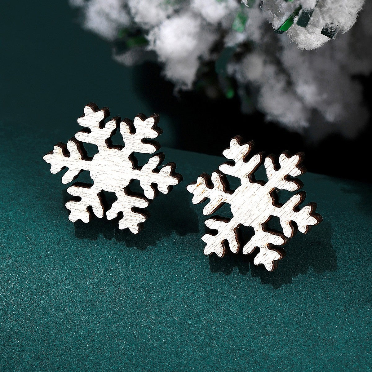 Snowflake Boots Tree Female Cartoon Small Earrings