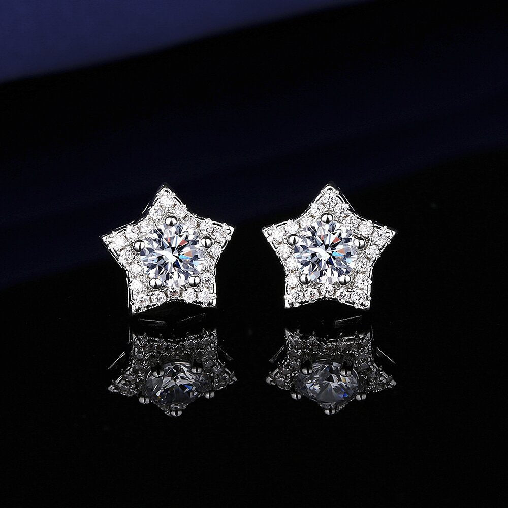 Graceful Women's Fashion Star Zircon Ear Jewelry Accessories