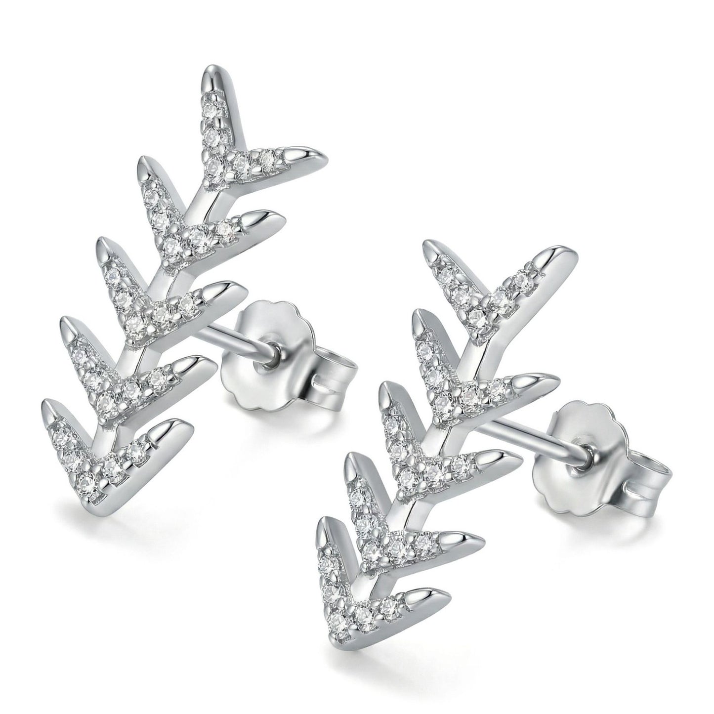 Women's & Men's Material Finely Inlaid Niche High Sense Basic Stud Earrings