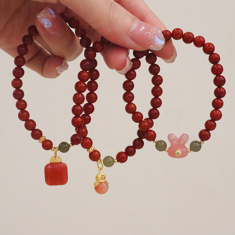 Red Agate Jade Temperament Wild Life Bracelets