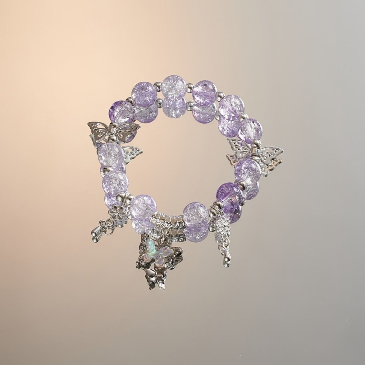 Sweet Butterfly Beaded Design Female Gift Bracelets