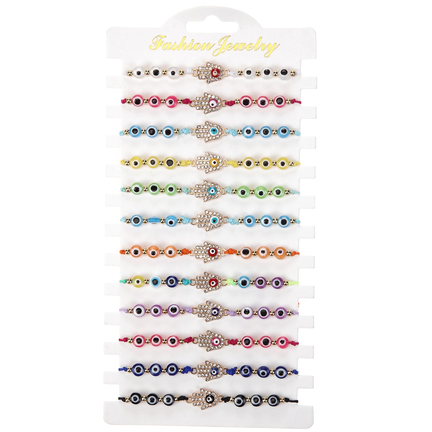 Bracelets en perles de cristal pour femmes, tissage d'oeil du diable, gouttes d'huile