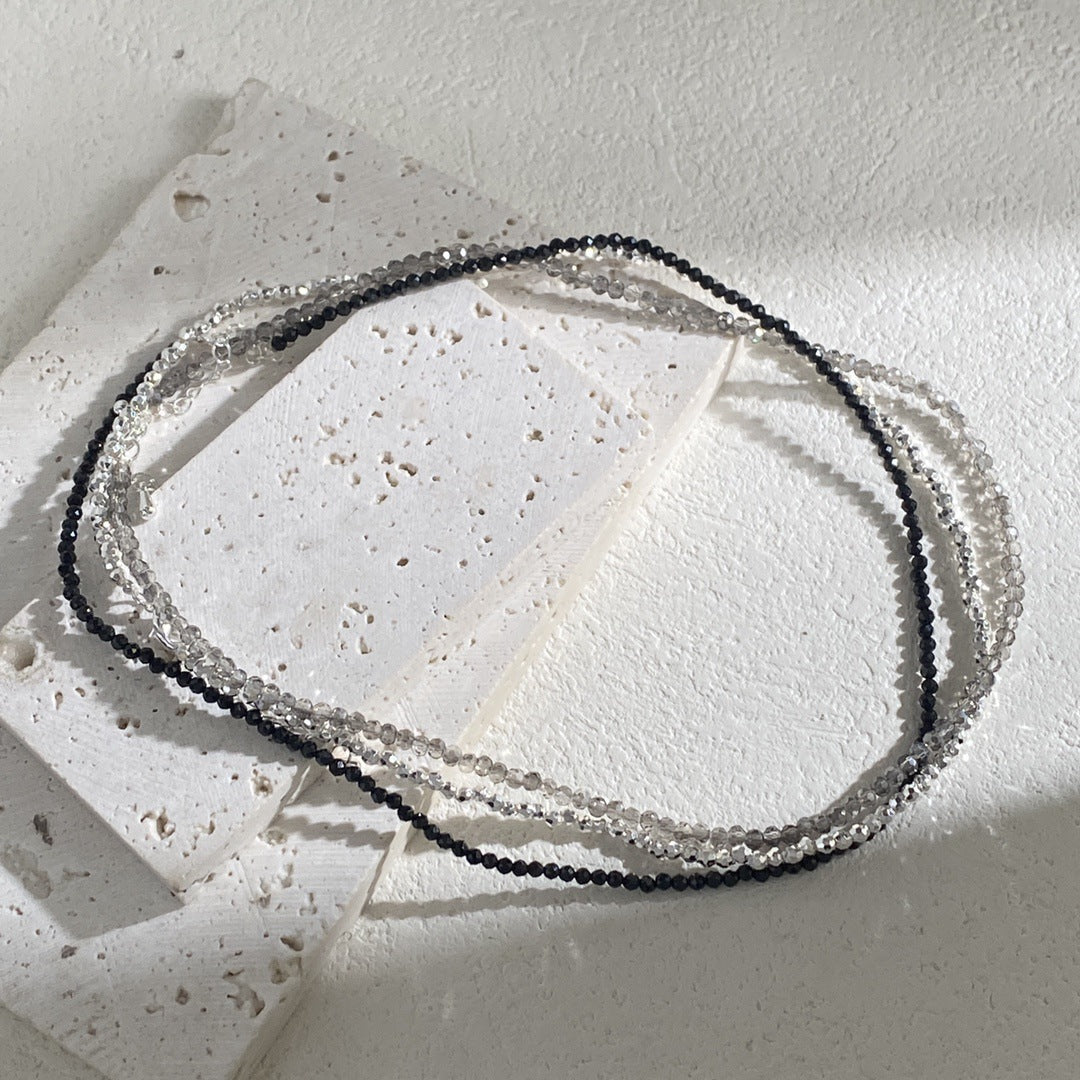 Ingenious Beaded Crystal Sier Fashion Minimalist Style Graceful Exquisite Street Bracelets