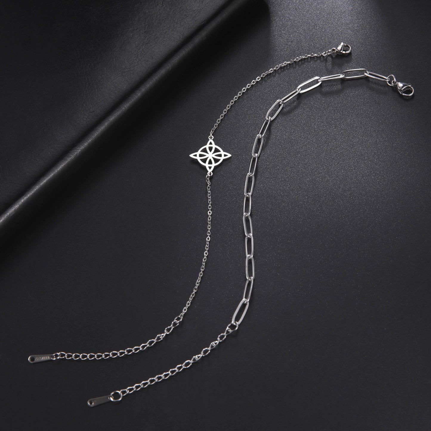 Style Witch Knot Pendant Material Stainless Bracelets