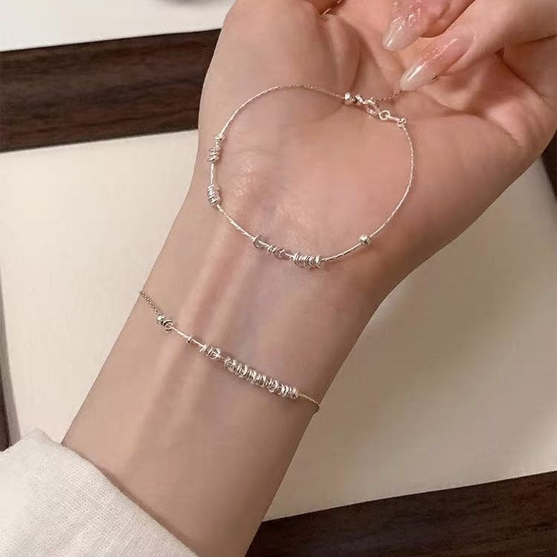 Women's Light Luxury High-grade Sterling Sier Flashing Zircon Bracelets