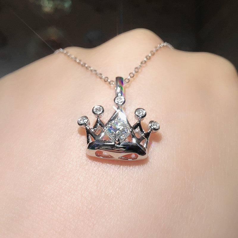 Women's Streaming On Exquisite Zircon Eight Hearts Arrows Necklace