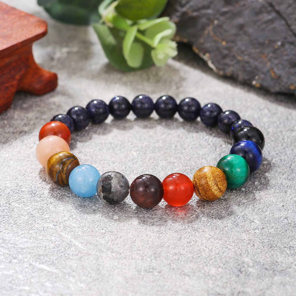 Eight Planets Blue San Starry Sky Bracelets