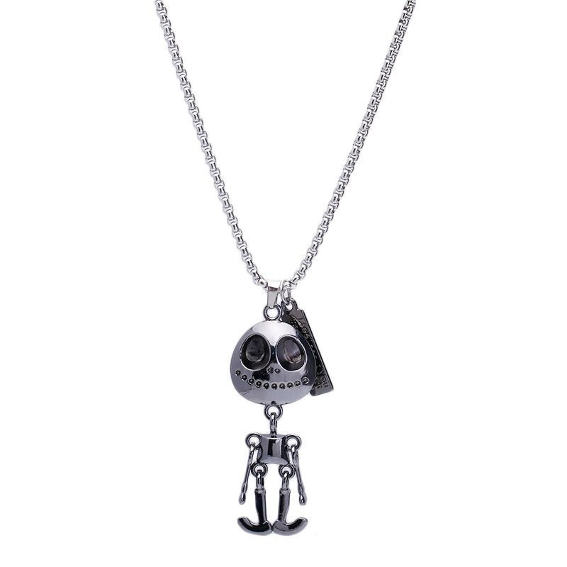 Women's & Men's & Alien Pendant Titanium Steel And Hip Hop Fashion Sweater Necklaces