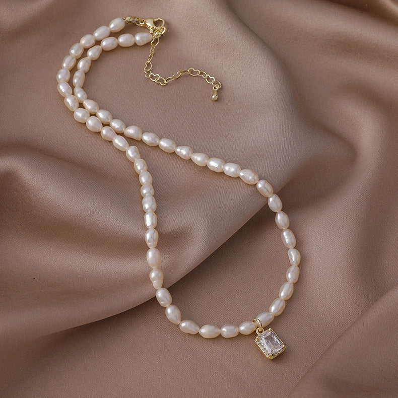 Pearl French Baroque Versatile Irregular Niche Design Simple Necklaces