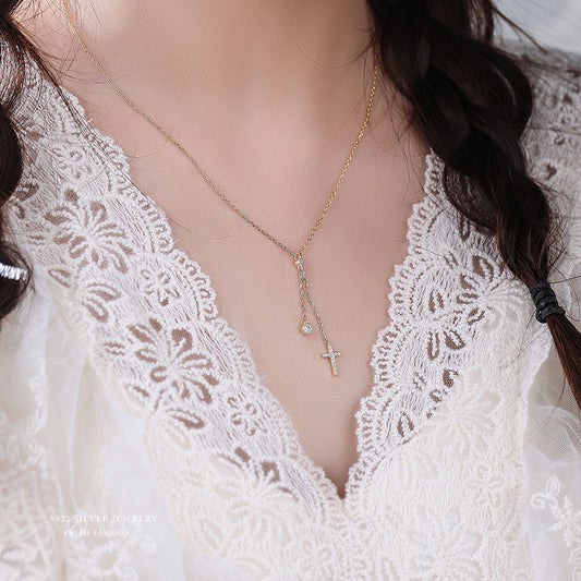 Women's Korean Style Light Luxury Long Fringe Necklaces