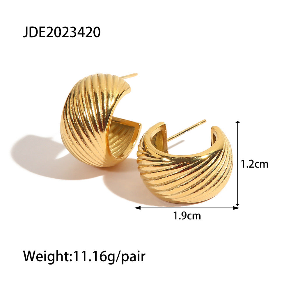 Women's Beads Shaped Ear Trendy Temperamental Minority Earrings