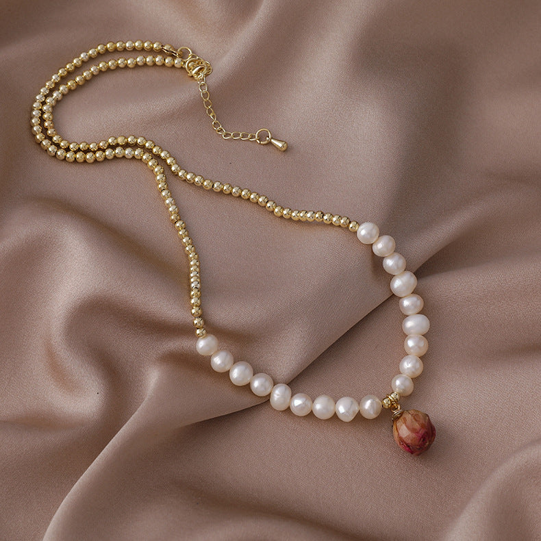 Pearl French Baroque Versatile Irregular Niche Design Simple Necklaces